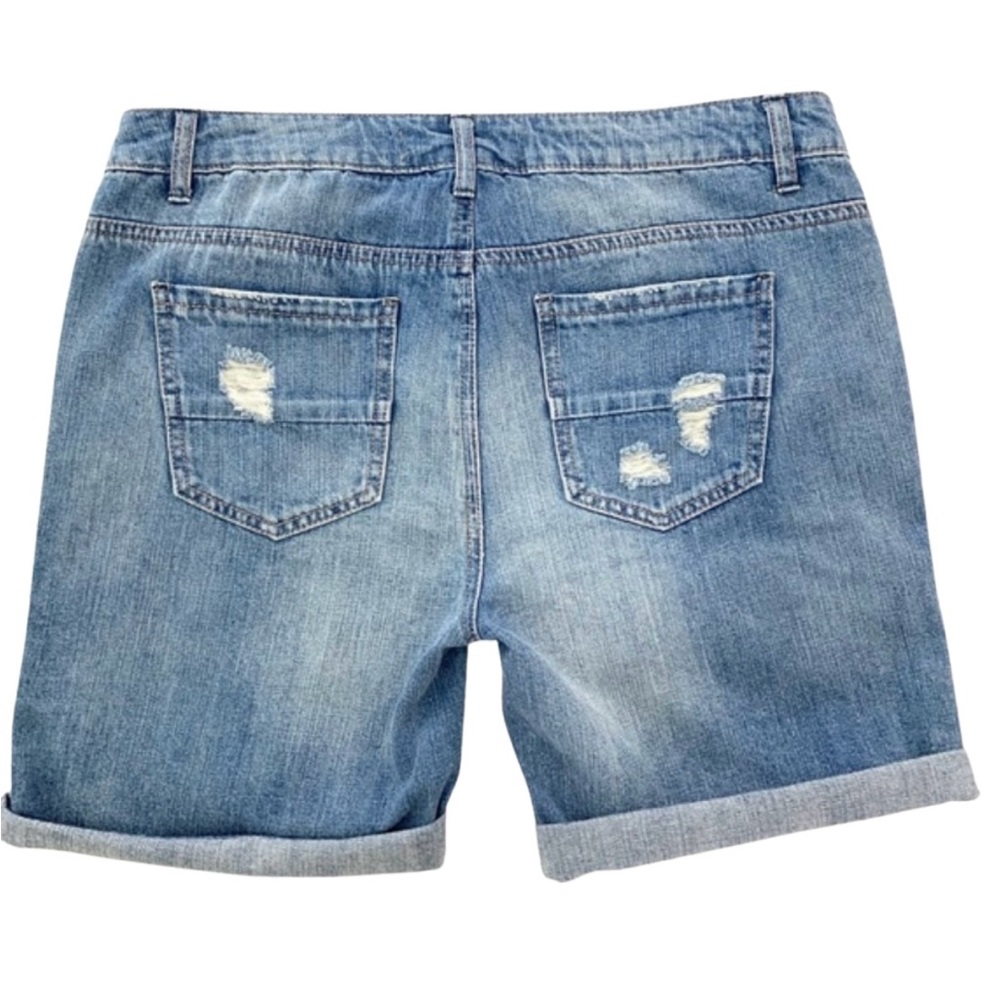 NEW Tinsel Denim Boyfriend Distressed Shorts 9 NWT - Picture 4 of 7